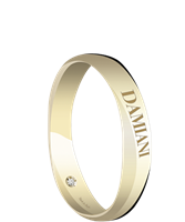 Ringe Damiani in Gelbgold 20045853-19 - 20045853-19